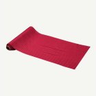 Räfflad Velour Bordslöpare Röd