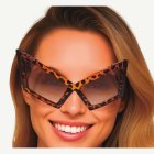 Leopard Cat Eye Solglasögon