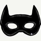 Fladdermus Mask Folieballong Svart