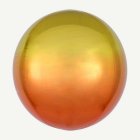 Orbz Folieballong Ombre Gul/Orange