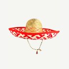 Sombrero Hatt Röd