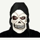Dödskalle Mask Med Huva