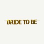 Bride To Be Girlang Guld