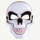 Skelett LED-mask Ljusrosa