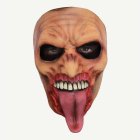Zombie Latexmask Med Tunga