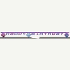K-POP Demon Hunters® Happy Birthday Pappersbanderoll Lila