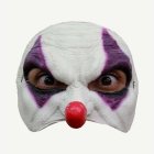 Horror Clown Halvmask Lila
