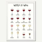 World Of Wine A4 Affisch