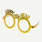 Happy New Year Partyglasögon Guld
