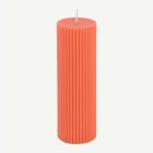 Räfflat Blockljus Orange