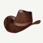 Cowboyhatt Med Band Brun