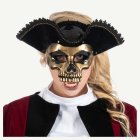 Pirat Skelettmask Guld