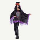 Day Of The Dead Poncho Lila
