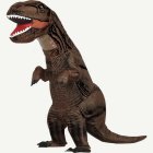 Uppblåsbar T-Rex Maskeraddräkt Brun