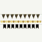Girlang Set Svart/Guld