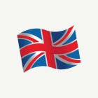 Brittiska Flaggor Träkonfetti
