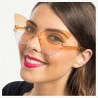 Fjärilsformade Glasögon Orange