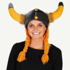 Vikingahjälm Med Flätor