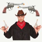 Cowboy Leksakspistoler Silver