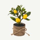 Citron Blomsterdekoration i Jutekruka