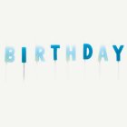 Birthday Tårtljus Blå