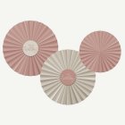 Happy Birthday Pappersfjädrar Crème Rose