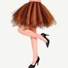 Tutu Kjol Brun