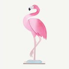 Filt Flamingo Dekoration Ljusrosa