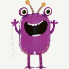 Monster Folieballong Lila