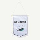 Student Liten Vertikal Flaggbanderoll