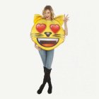 Emoji® Katt Hjärtögon Maskeraddräkt