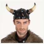 Vikingahjälm Med Horn Brun