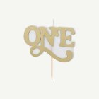 One Tårtljus Guld