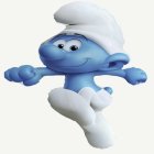 Smurfarna® Folieballong Blå/Vit