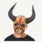 Blodig Demonmask Med Horn