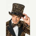 Glitter Hög Hatt Brons