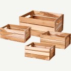 Trälådor Teak