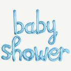 Babyshower Folieballonger Ljusblå