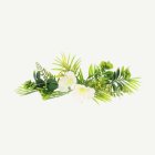 Konstgjord Blomsterdekoration Vit/Grön