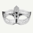 Disco ögonmask silver
