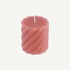 Spiral Blockljus Flamingo Rosa