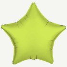 Neon Stjärna Folieballong Gul