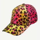 Leopard Paljettkeps Regnbåge