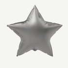 Stjärna Folieballong Silver
