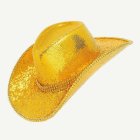Paljett Cowboyhatt Guld