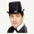 Silkesband Tophat Svart