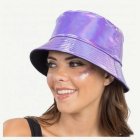 Iriserande Bucket Hat Lila