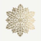 Snöflinga Bordstablett Guld