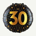 30 År Golden Celebrations Folieballong