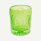 Mönstrat Glas Värmeljushållare Grön